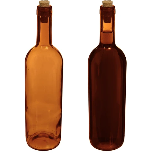 Borosüveg 750 ml, barna – zsugorcsomag, 8 db - 5