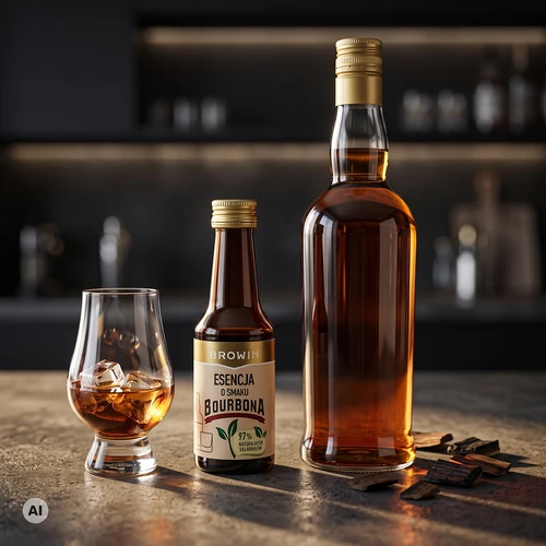Bourbon ízű esszencia 4 literhez, 40 ml - 9