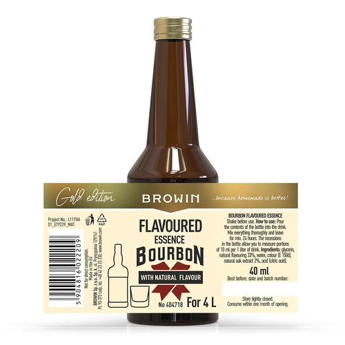 Bourbon ízű esszencia 40 ml - 5