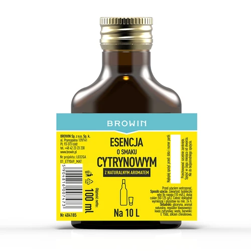 Citromízű esszencia természetes aromával 10 L-hez - 100 ml - 4
