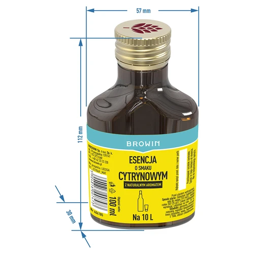 Citromízű esszencia természetes aromával 10 L-hez - 100 ml - 6