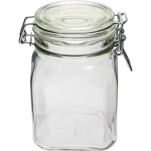 Comfort 750 ml szögletes, légmentesen záródó befőttesüveg - 2