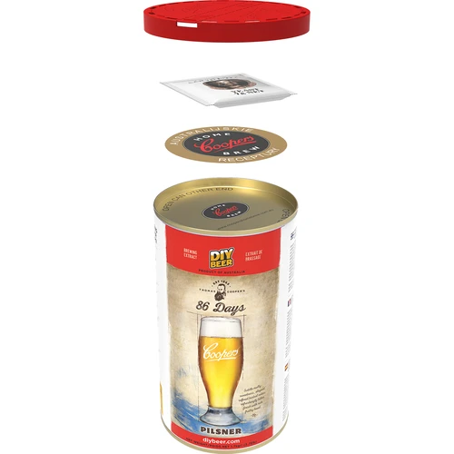 Coopers 86 Days Pilsner sörkészítő készlet - 4
