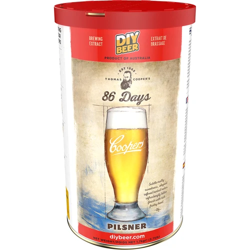 Coopers 86 Days Pilsner sörkészítő készlet - 2