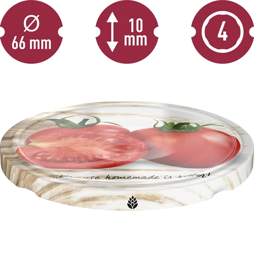 Csavarókupak fi 66/4 fotó – zöldségek – 10 db - 2