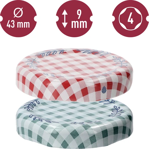 Csavaros tető fi 43 – kockás, 10 db - 4