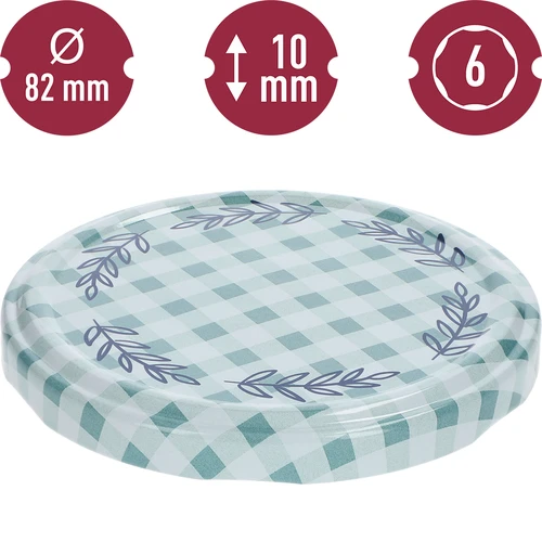 TO 82/6 kockás csavaros tető – 10 db - 4