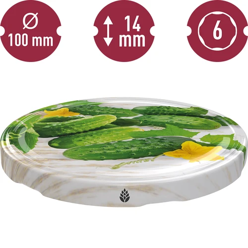 Csavaros tető fi100 uborka mix - 10 db - 7