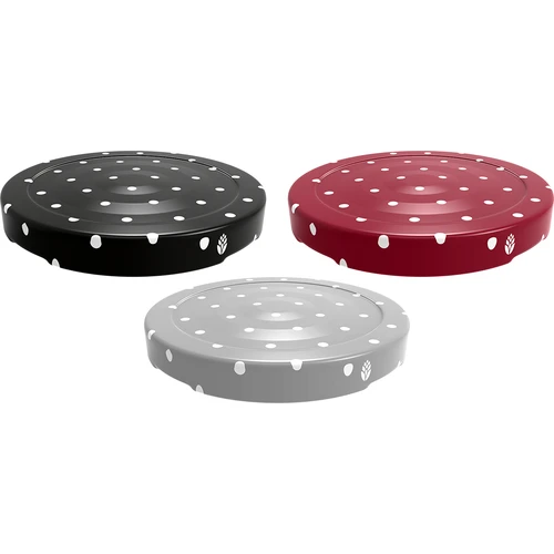 Csavaros tető Ø 43 mm, pöttyös mix - 10 db. - 2