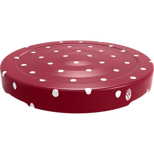 Csavaros tető Ø 43 mm, pöttyös mix - 10 db. - 7