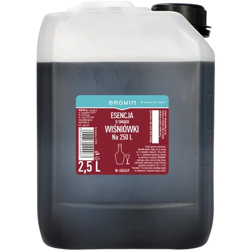 Cseresznye ízű esszencia, 2,5 L 250 L kész italhoz