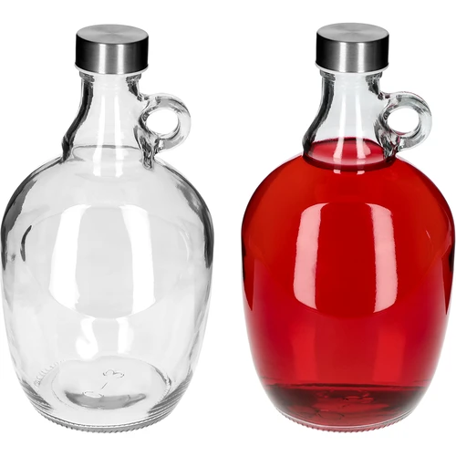 Dama demizson 1,5 L, fi 43 mm-es fém csavaros kupakkal és fogantyúval - 4