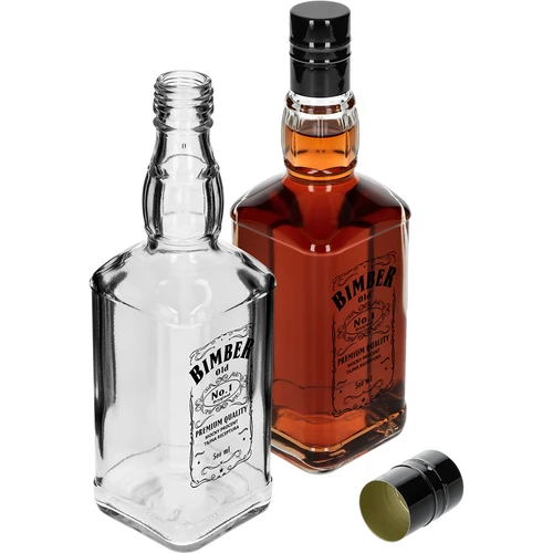 Daniels 500 ml-es palack csavarzárral, „Bimber OLD” felirattal, 1 db - 4