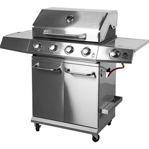 dragON BBQ201 gázgrill, 18,8 kW, ezüst
