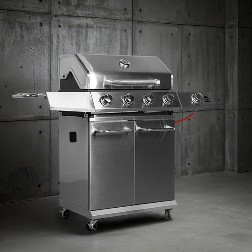dragON BBQ201 gázgrill, 18,8 kW, ezüst - 4