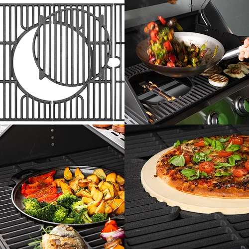 dragON BBQ201 gázgrill, 18,8 kW, ezüst - 10