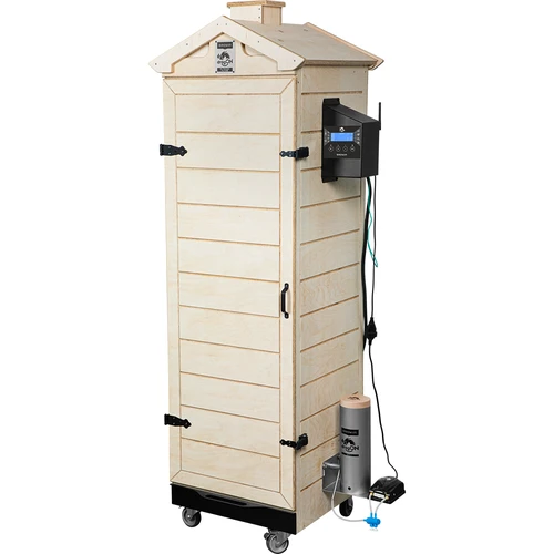 dragON PLYWOOD NATURE füstölő – keret nélküli, moduláris, Wi‑Fi vezérlővel, 320L - 2