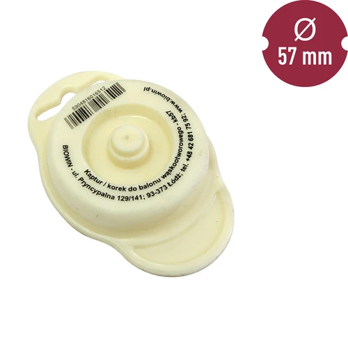 Dugó / sapka keskeny nyakú demizsonokhoz  fi57mm - 2