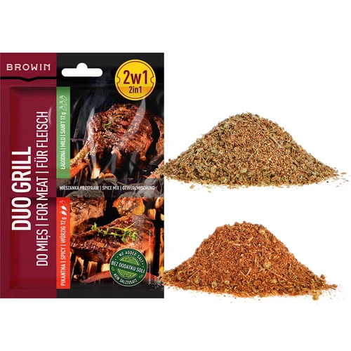 Duo Grill húsokhoz, 2 az 1-ben fűszerkeverék, 2 x 12 g - 3