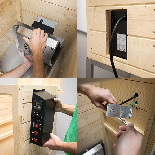 Elektromos modulok készlete digitális vezérlővel - dragON 1,5 kW, kerti füstölőkhöz - 5