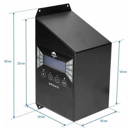 Elektromos modulokból álló készlet Wi‑Fi vezérlővel – dragON IQ 1,5 kW, kerti füstölőkhöz - 4
