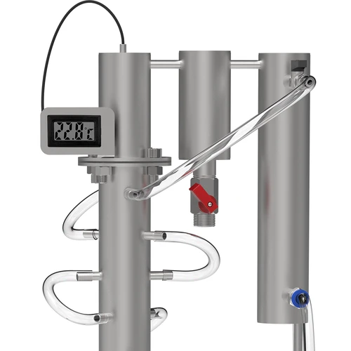 Elektronikus hőmérő keretben - lepárlókhoz (-50°C-tól +110°C-ig) - 5