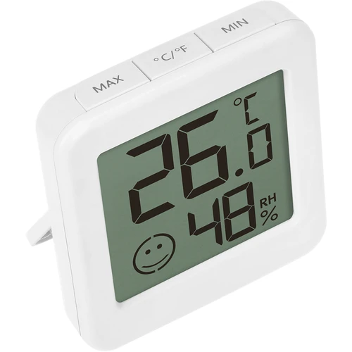 Elektronikus hőmérő komfortjelzővel, fehér - 4