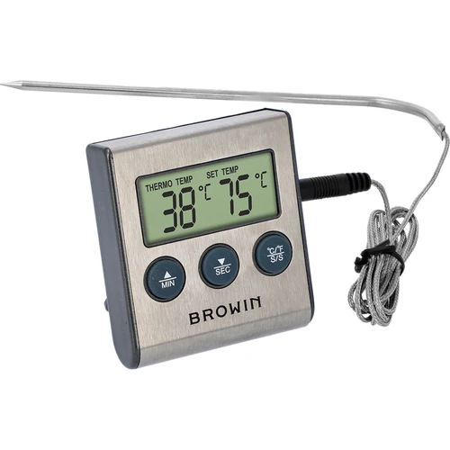 Elektronikus konyhai hőmérő szondával (0°C-tól 250°C-ig)