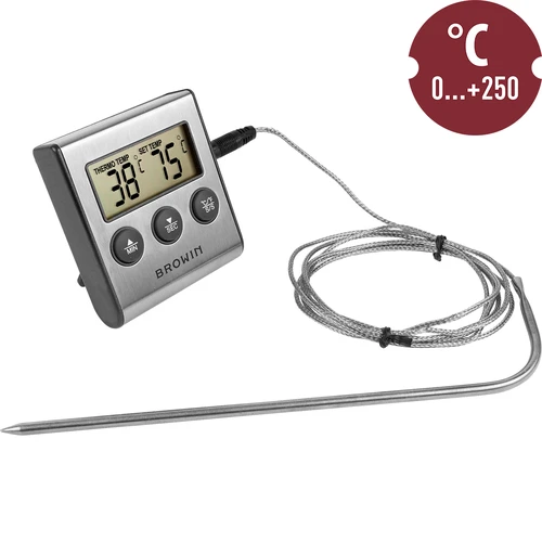 Elektronikus konyhai hőmérő szondával (0°C-tól 250°C-ig) - 3