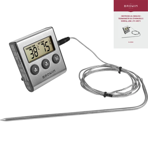 Elektronikus konyhai hőmérő szondával (0°C-tól 250°C-ig) - 4