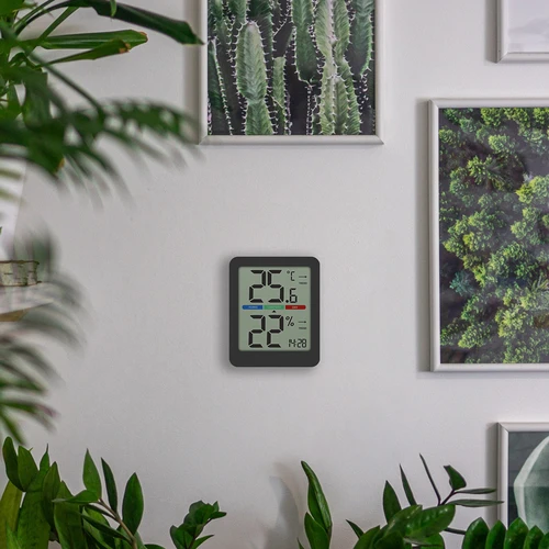 Elektronikus szobai hőmérő, fekete - 15
