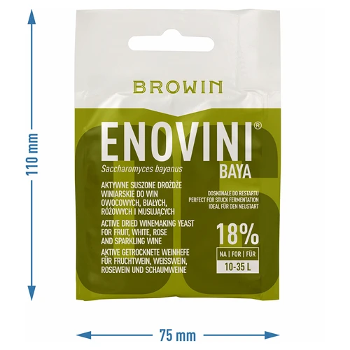 Enovini® BAYA borélesztő, 7 g - 3