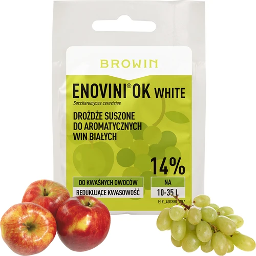 Enovini® OK WHITE - savtartalmat csökkentő borélesztő 7 g - 4