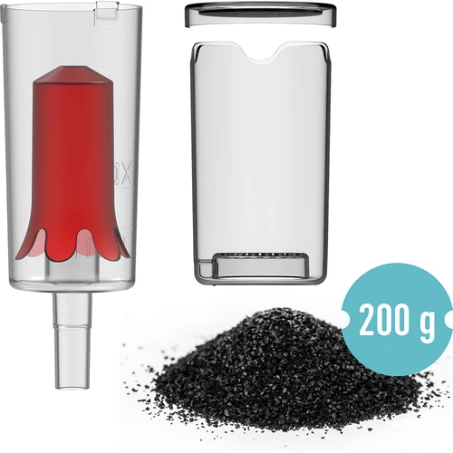 Erjedési szagelnyelő + csendes erjesztő kotyogó + kókuszhéj alapú aktív szén 200 g - 2