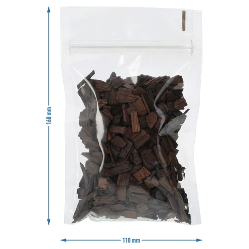 Erősen pörkölt tölgyfaforgács alkoholok aromásításához (whisky, bourbon, brandy, konyak, sör), 50 g - 7