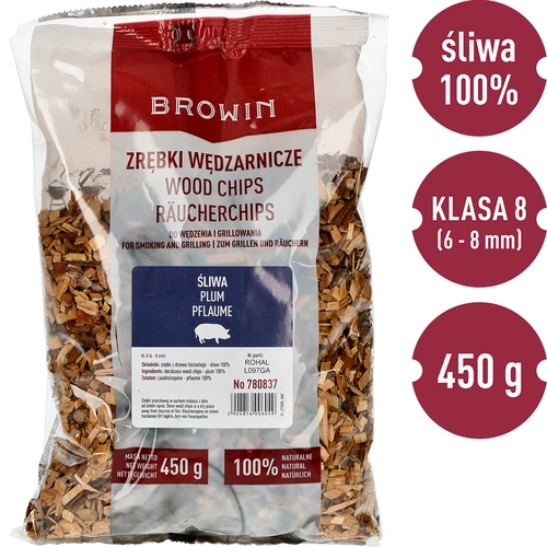 Faforgács füstöléshez/grillezéshez, szilva, 450 g, 8. osztály - 3