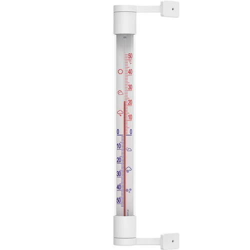 Fehér kültéri hőmérő (-50 °C-tól +50 °C-ig) 22 cm