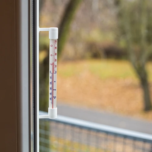Fehér kültéri hőmérő (-50 °C-tól +50 °C-ig) 22 cm - 6