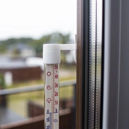 Fehér kültéri hőmérő (-60 °C-tól +50 °C-ig) 23 cm - 3