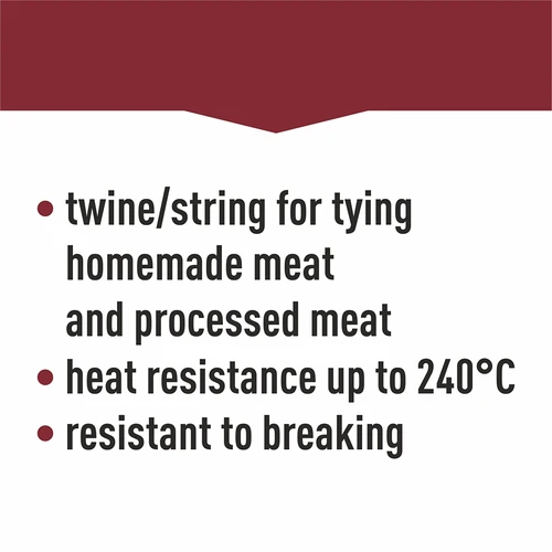 Fehér pamut hentes kötözőcérna (240°C) 145 m - 8