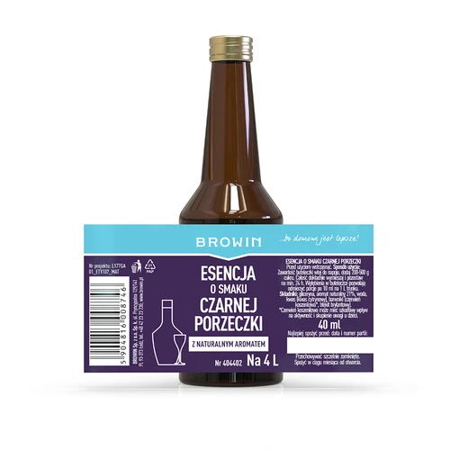 Feketeribizli ízű esszencia természetes aromával 4 L-hez - 40 ml - 6