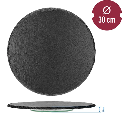 Forgatható pala tálalótálca Ø30 cm - 9