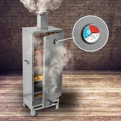 Füstölő- és BBQ-hőmérő (0 °C-tól +250 °C-ig) 5,2 cm - 7