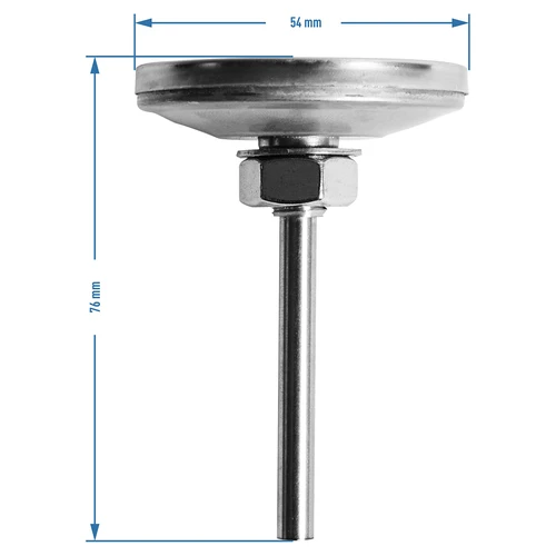 Füstölő- és BBQ-hőmérő (0 °C-tól +250 °C-ig) 5,2 cm - 8