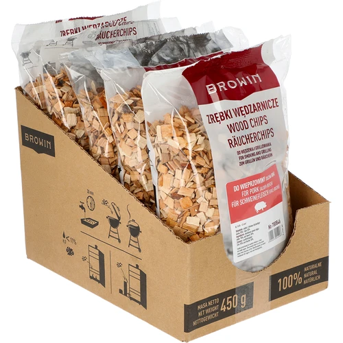 Füstölő- és grillapríték sertéshúshoz – mix (70% éger, 30% bükk), 450 g, 10-es osztály - 2
