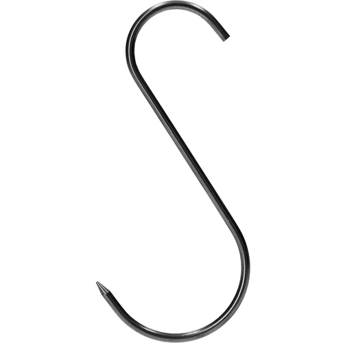 Füstölőkampók - S alakú, élezett, 4 mm x 150 mm, 5 db - 4