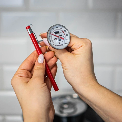 Grafikás konyhai hőmérő (0°C-tól +100°C-ig) 12,5 cm - 3