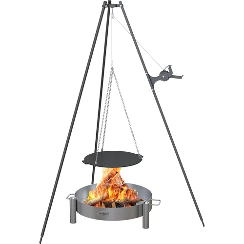 Grillserpenyő, öntöttvas, Ø 44 cm - 12