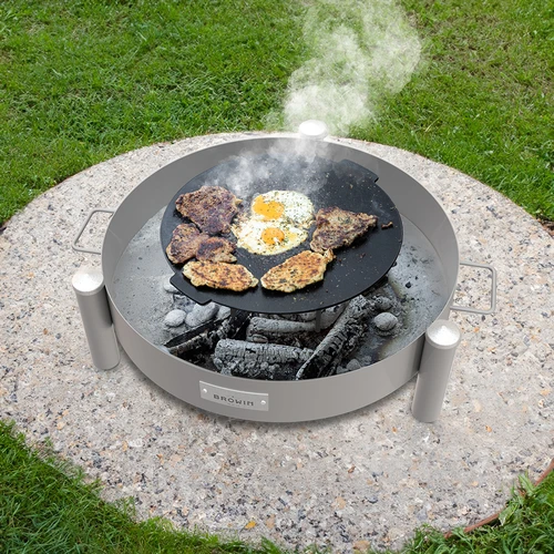 Grillserpenyő, öntöttvas, Ø 44 cm - 13