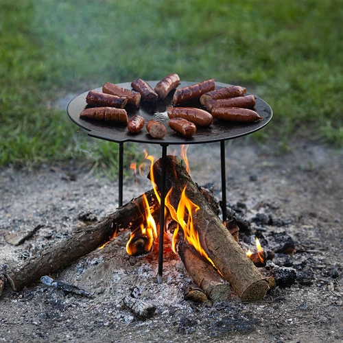 Grillserpenyő, öntöttvas, Ø 44 cm - 14